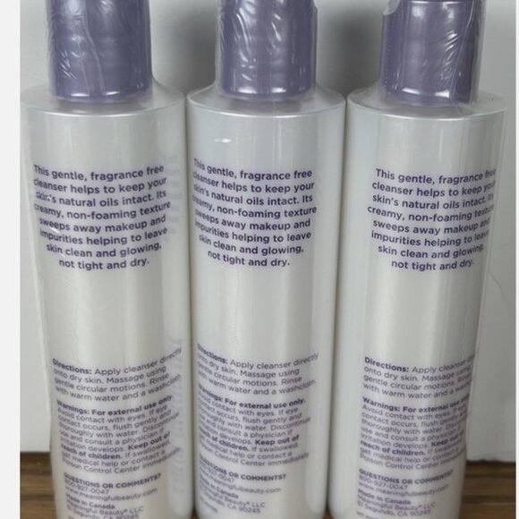 SEALED Lot Of 3 Meaningful Beauty Skin Softening Cleanser Cindy Crawford 6 Oz - Picture 2 of 2